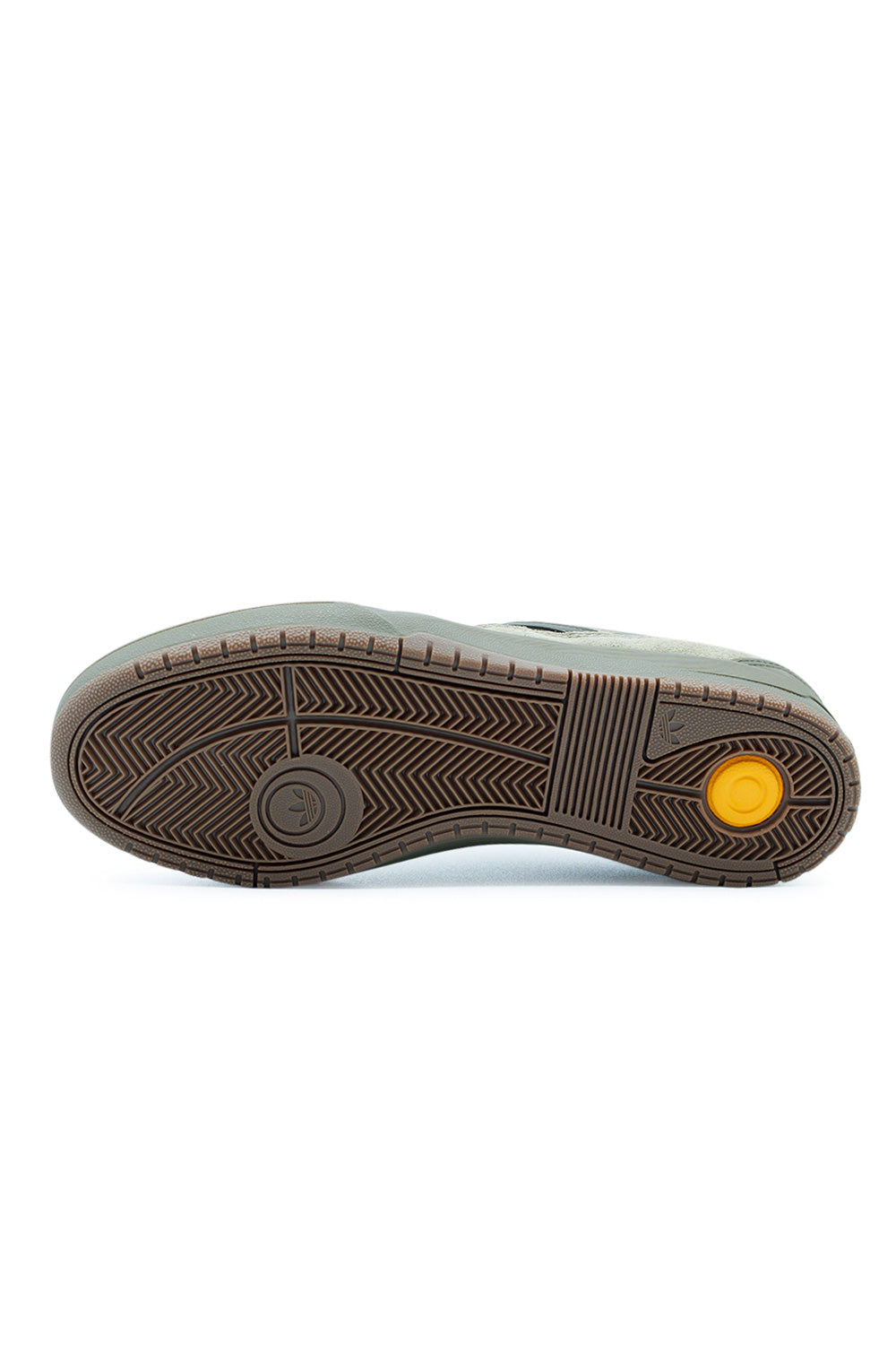 Adidas Tyshawn II Olive Strata Shadow Olive Gum, signature Tyshawn Jones skateboarding shoes combining heritage football style with modern innovation.