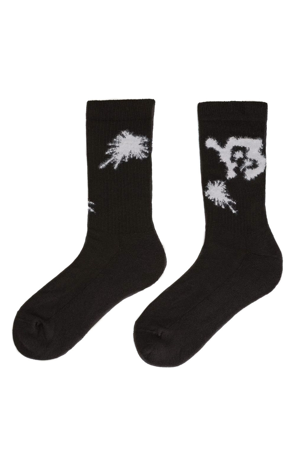 Adidas Y-3 X Chito Graphic Crew Socks Black