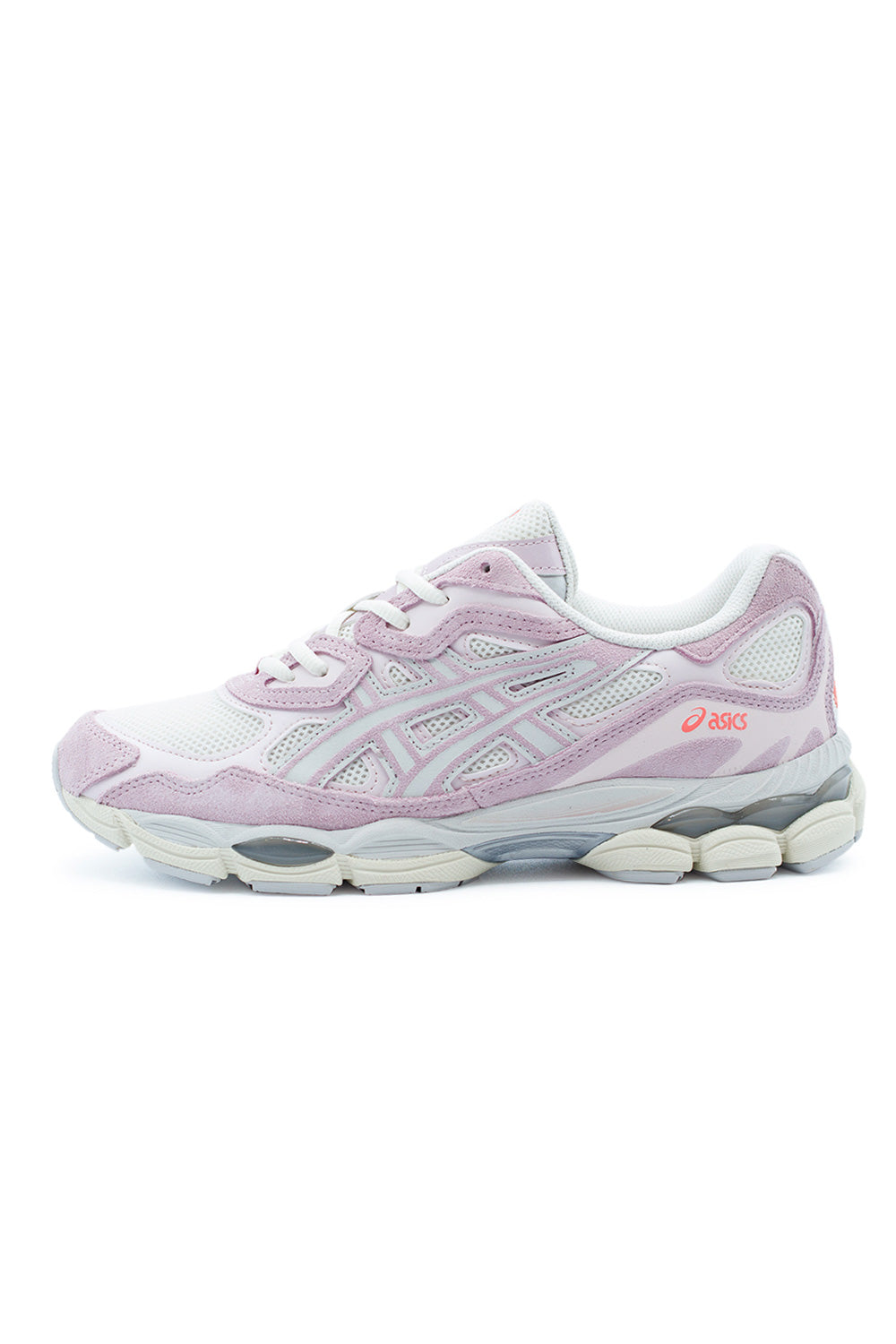 Asics GEL-NYC Sneaker in Cream / Rose Water mit Mesh-Suede-Upper im 2000er Running-Look