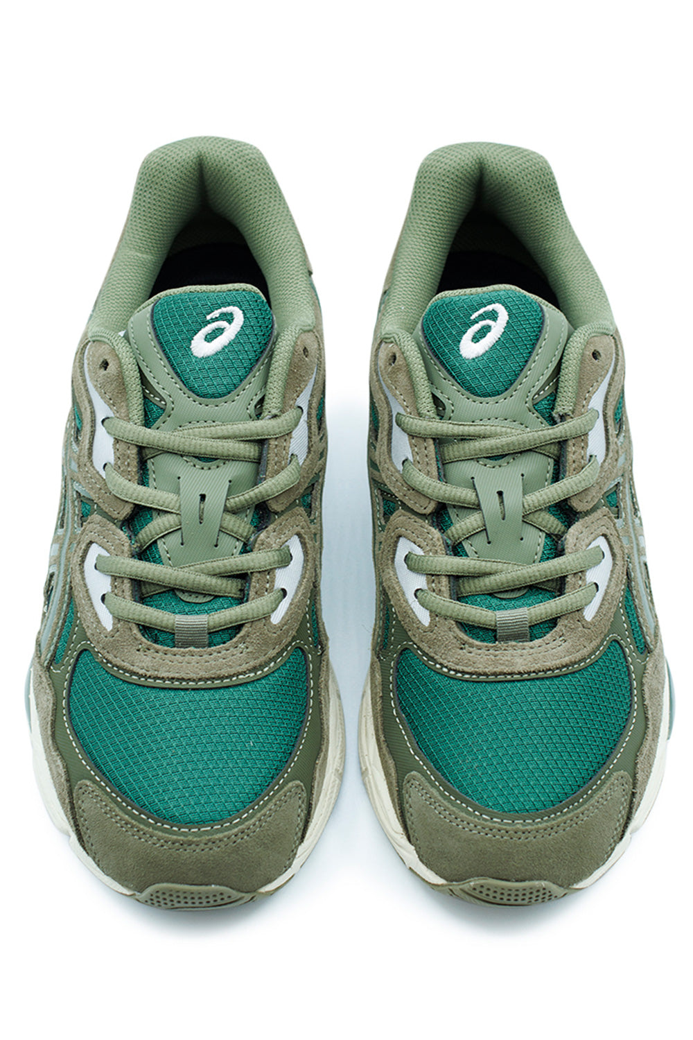 ASICS GEL-NYC Shoe Grove Olive Canvas, performance-inspired runner with GEL heel and forefoot cushioning and lightweight foam midsole.