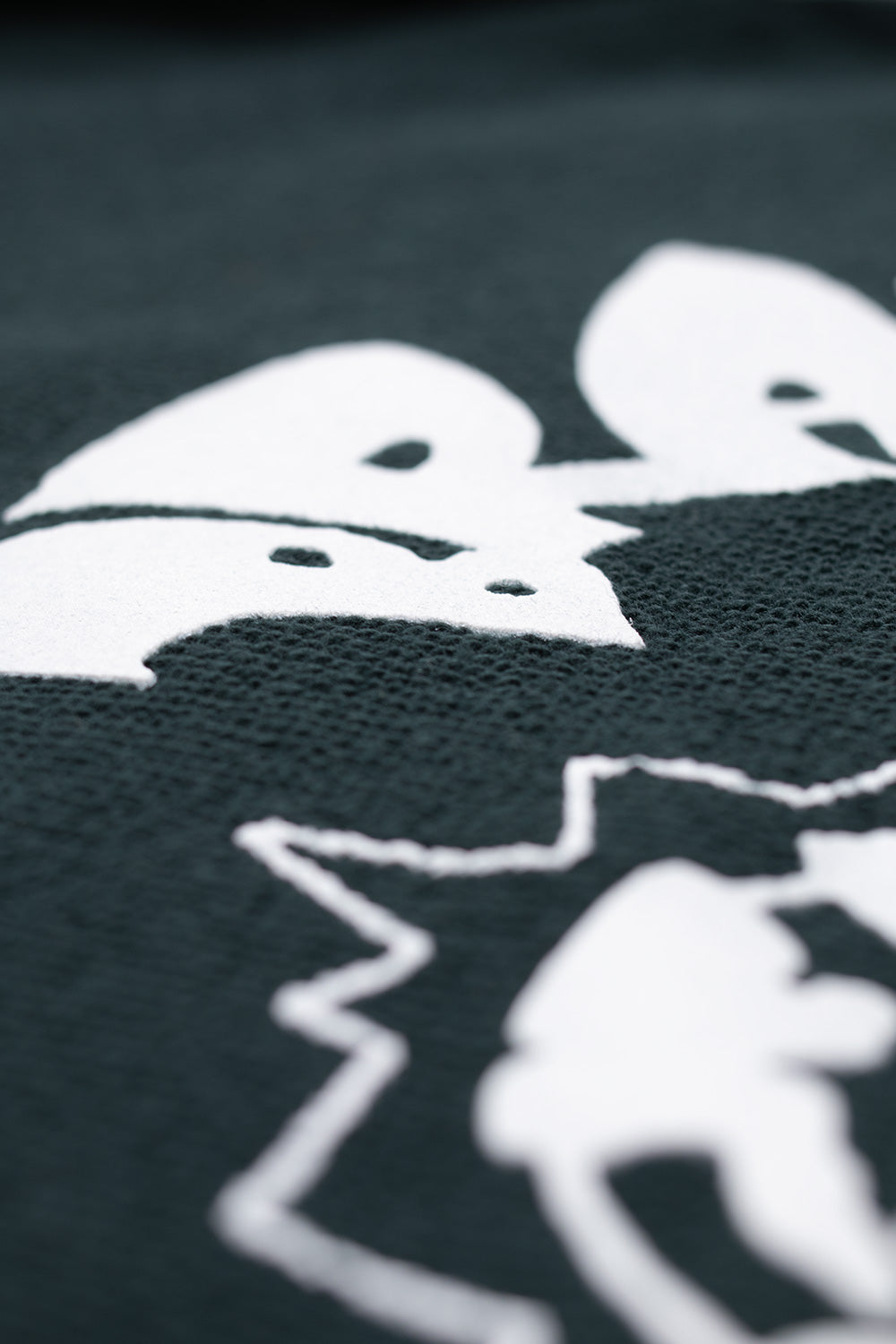 Brain Dead Global Shock Forest Green Hoodie, oversized cotton terry sweatshirt with raised front graphic and wide-cut sleeves.