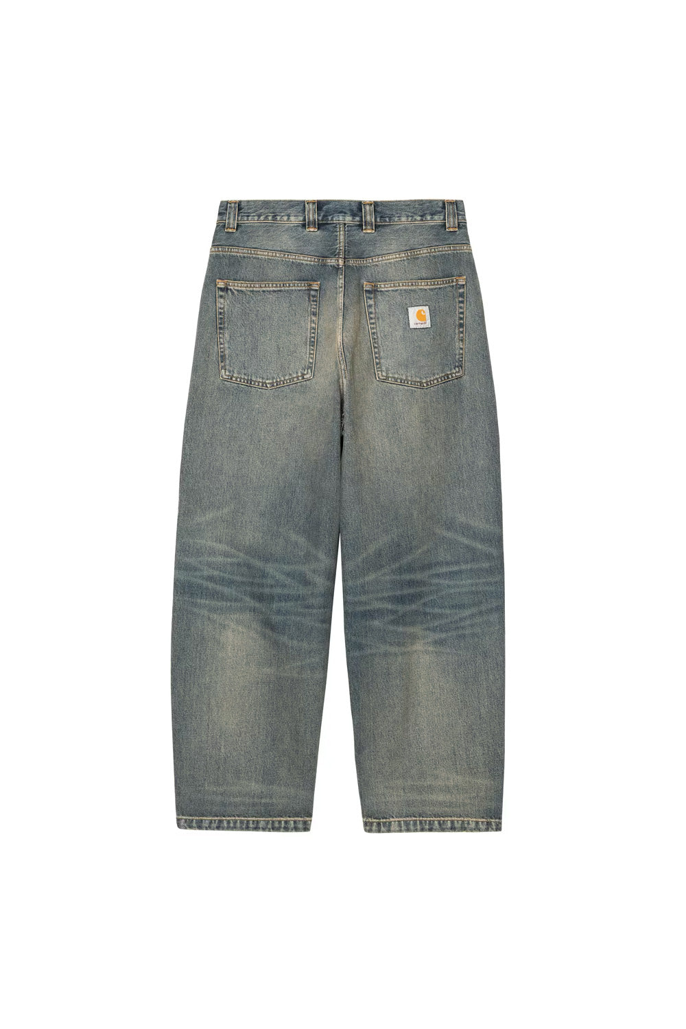 Carhartt WIP Brandon Baggy Pant Blue (Worm Used Wash) - BONKERS