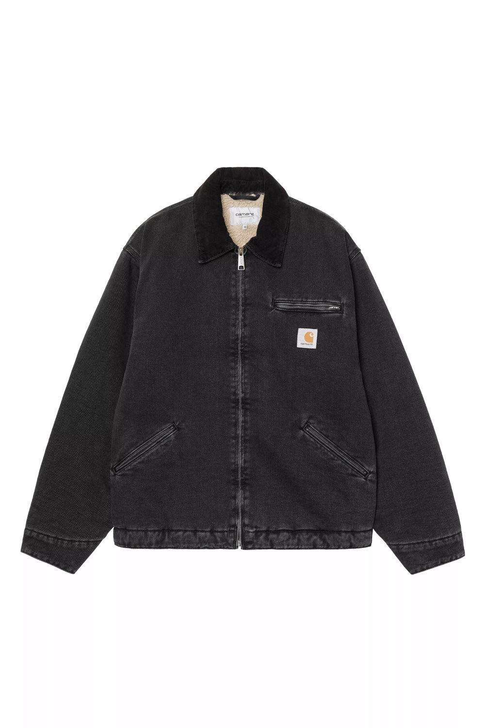 Carhartt WIP OG Detroit Jacket Black / Black (Stone Washed) - BONKERS