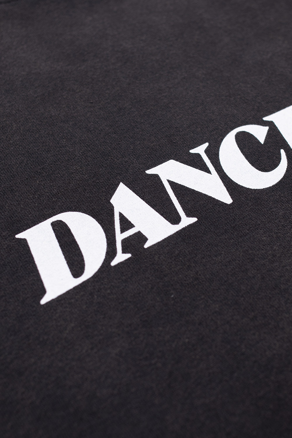 Dancer Italic Logo T-Shirt Black (Pigment Dyed) - BONKERS