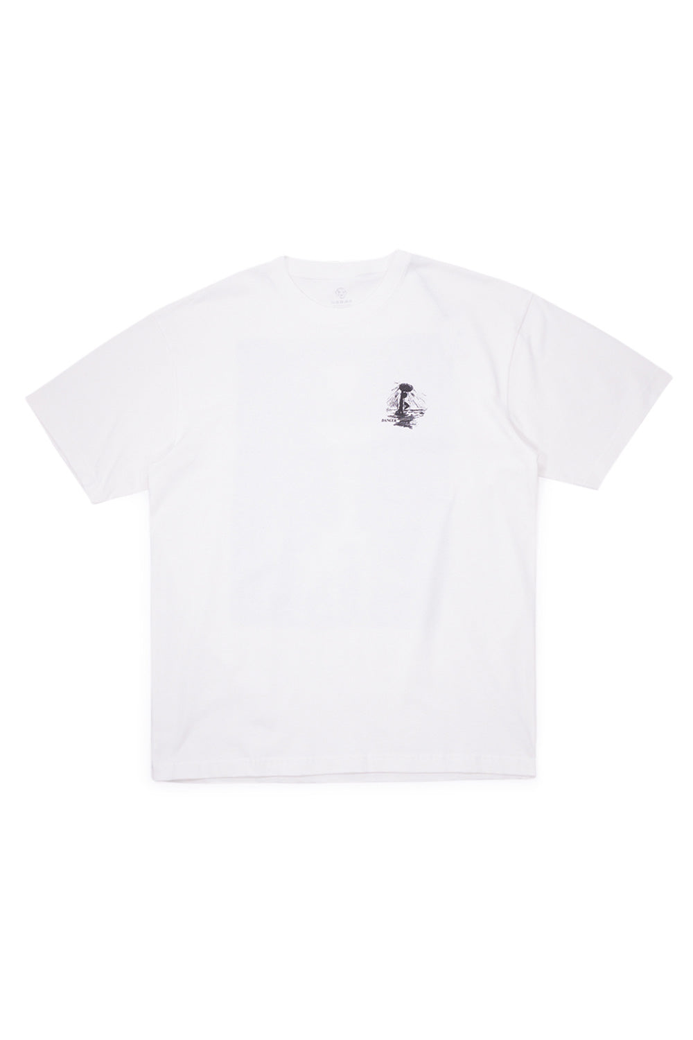 Dancer Waterfall T-Shirt White - BONKERS
