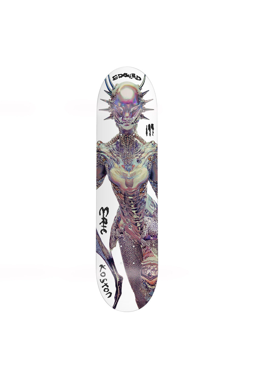 EDGLRD FLEXERX Eric Koston Skateboard Deck 8.38 Zoll mit einzigartiger Pro-Grafik auf 7-lagigem Ahornholz