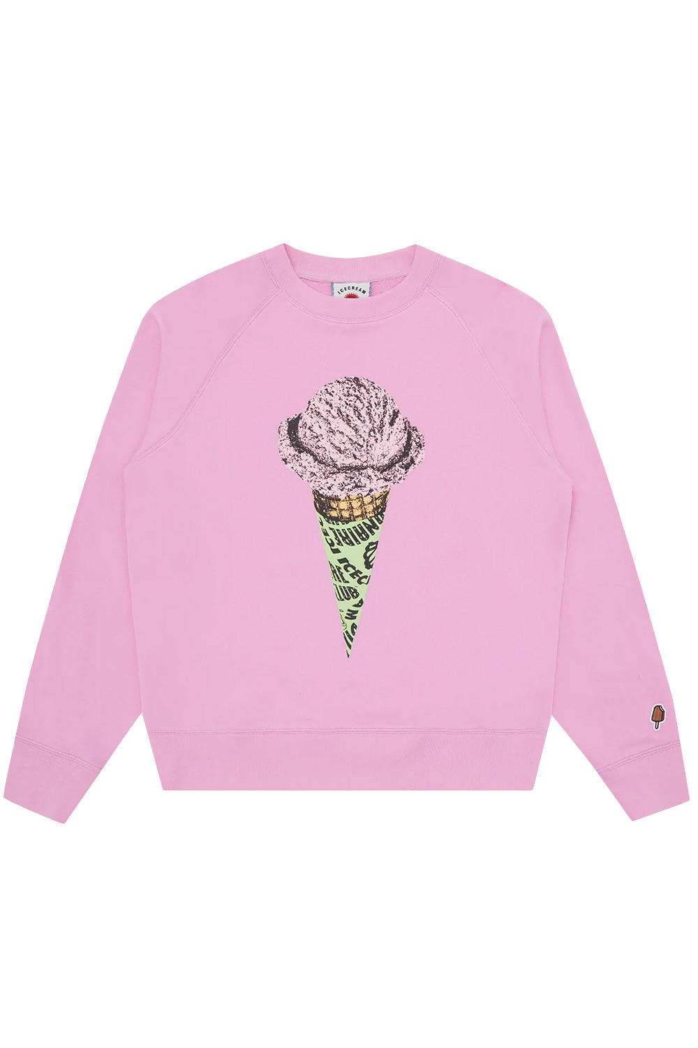 IceCream Cone Crewneck Pink - BONKERS
