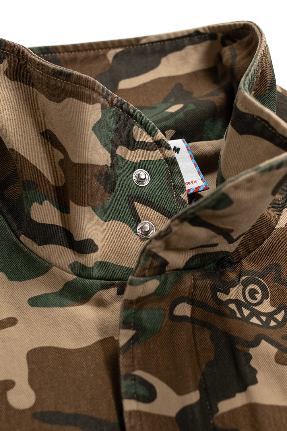 Icecream Running Dog Camo Jacket – Streetwear-Military-Look in Woodland Camouflage