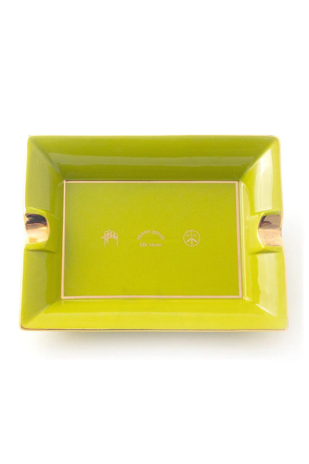 Mister Green Ceramic Tray Green - BONKERS