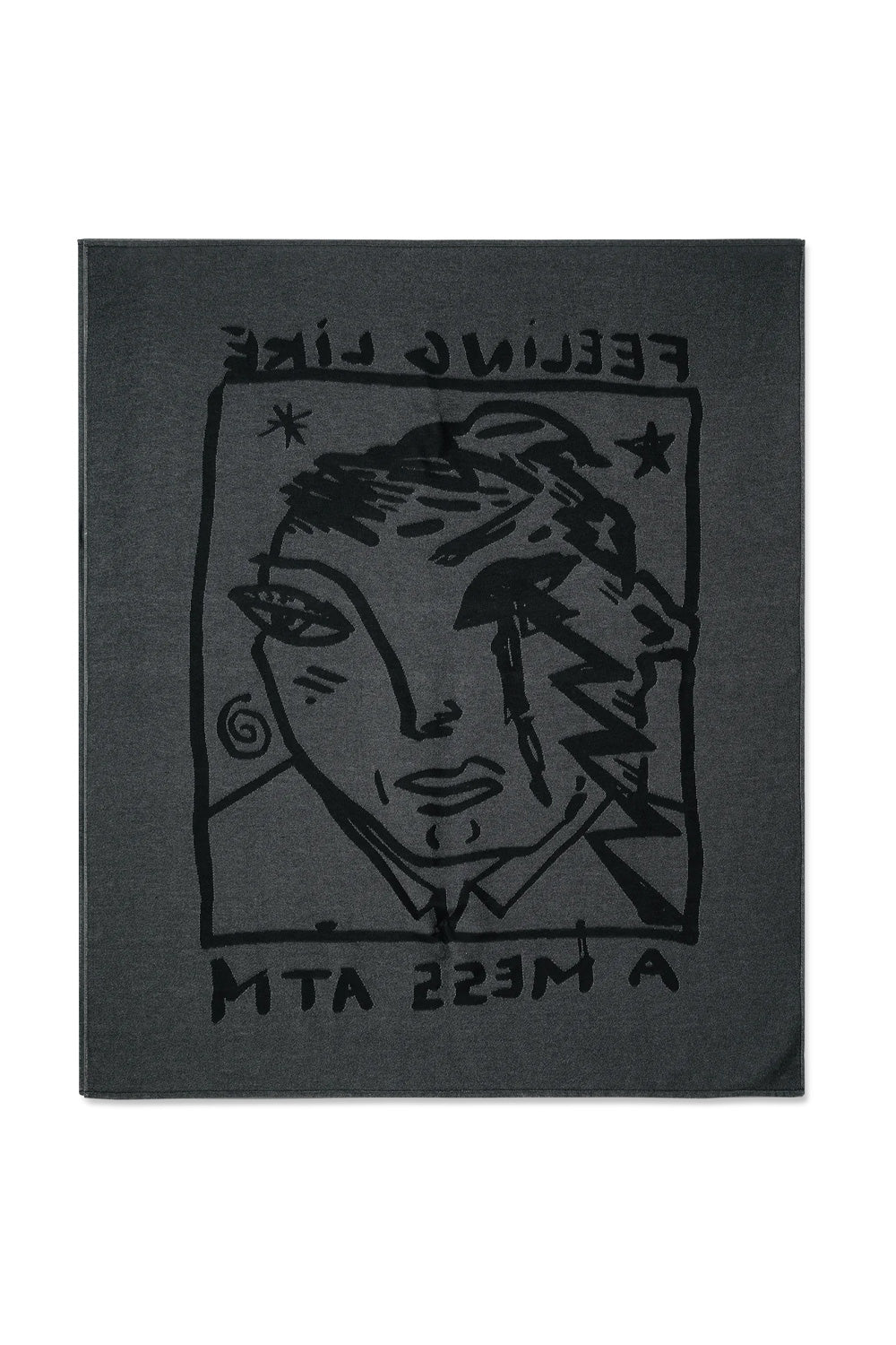 Polar Skate Co. Mess ATM Picnic Blanket Black / Cloud White - BONKERS