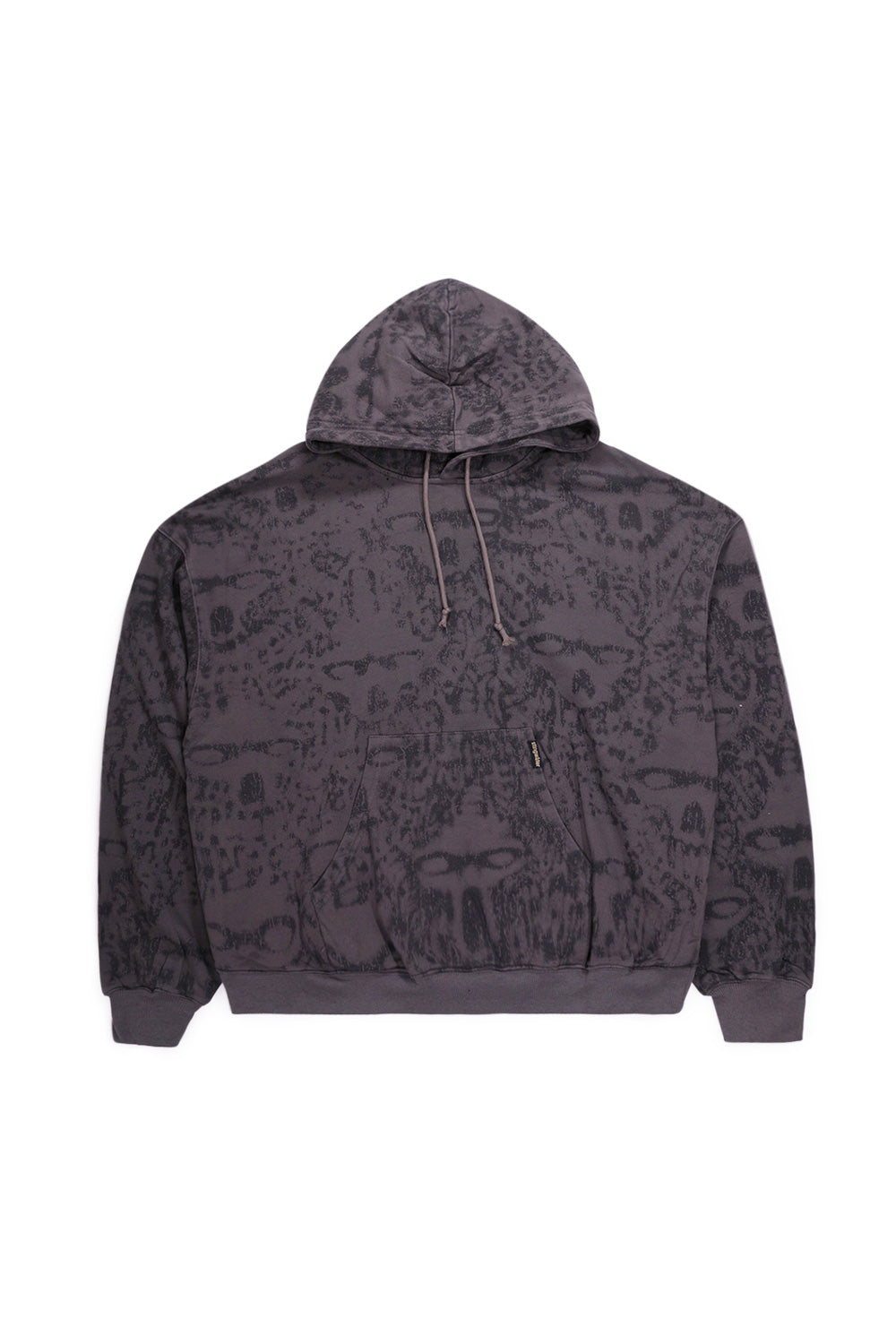 Stingwater Ego Death Hoodie Acid Black – Schwarzer Hoodie mit psychedelischem Print