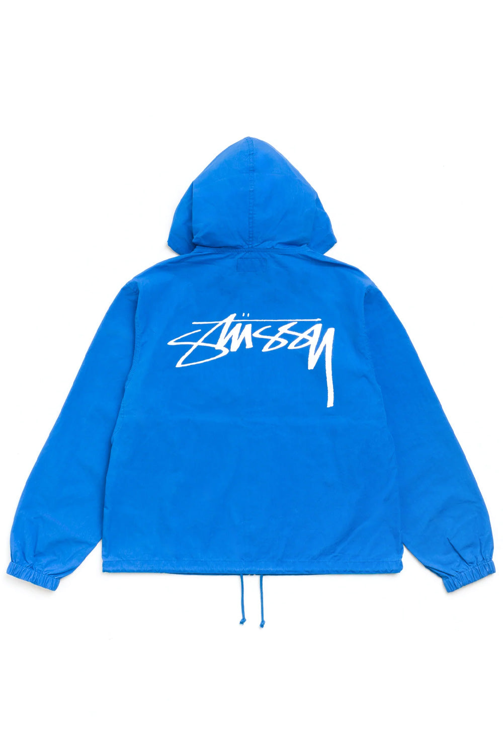 Stüssy Beach Shell Cotton Wax Jacket Blue