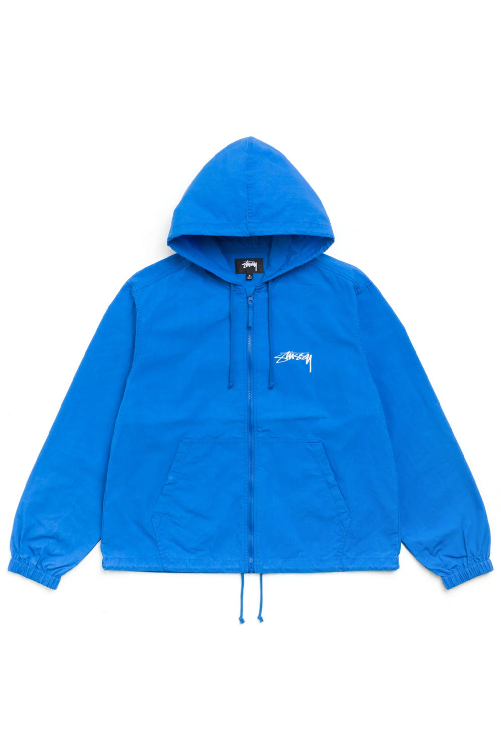 Stüssy Beach Shell Cotton Wax Jacket Blue