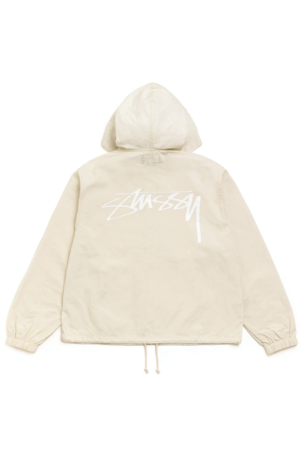 Stüssy Beach Shell Cotton Wax Jacket Stone