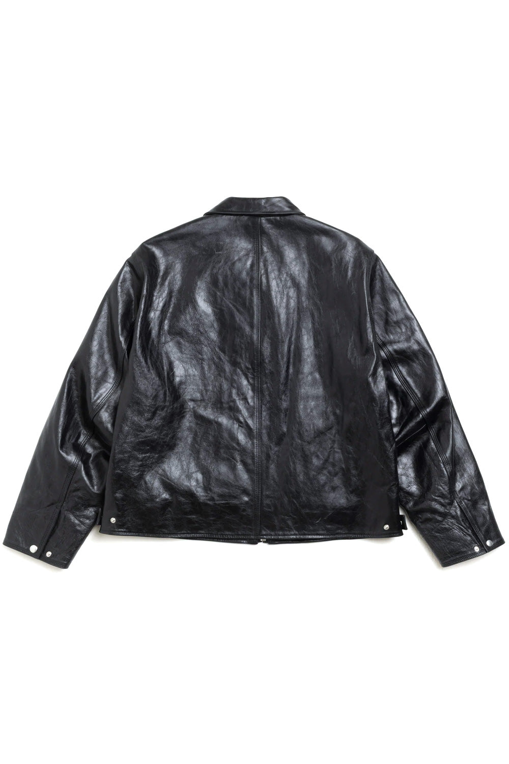 Stüssy Garage Jacket Leather Black