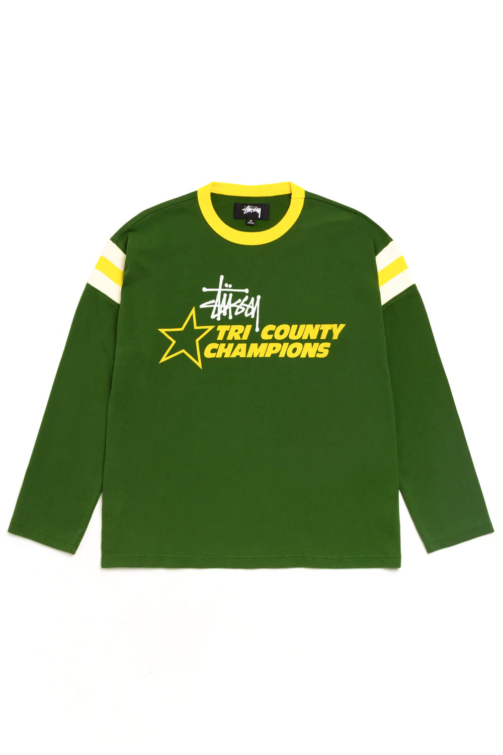 Stüssy LS Ringer Tee Green