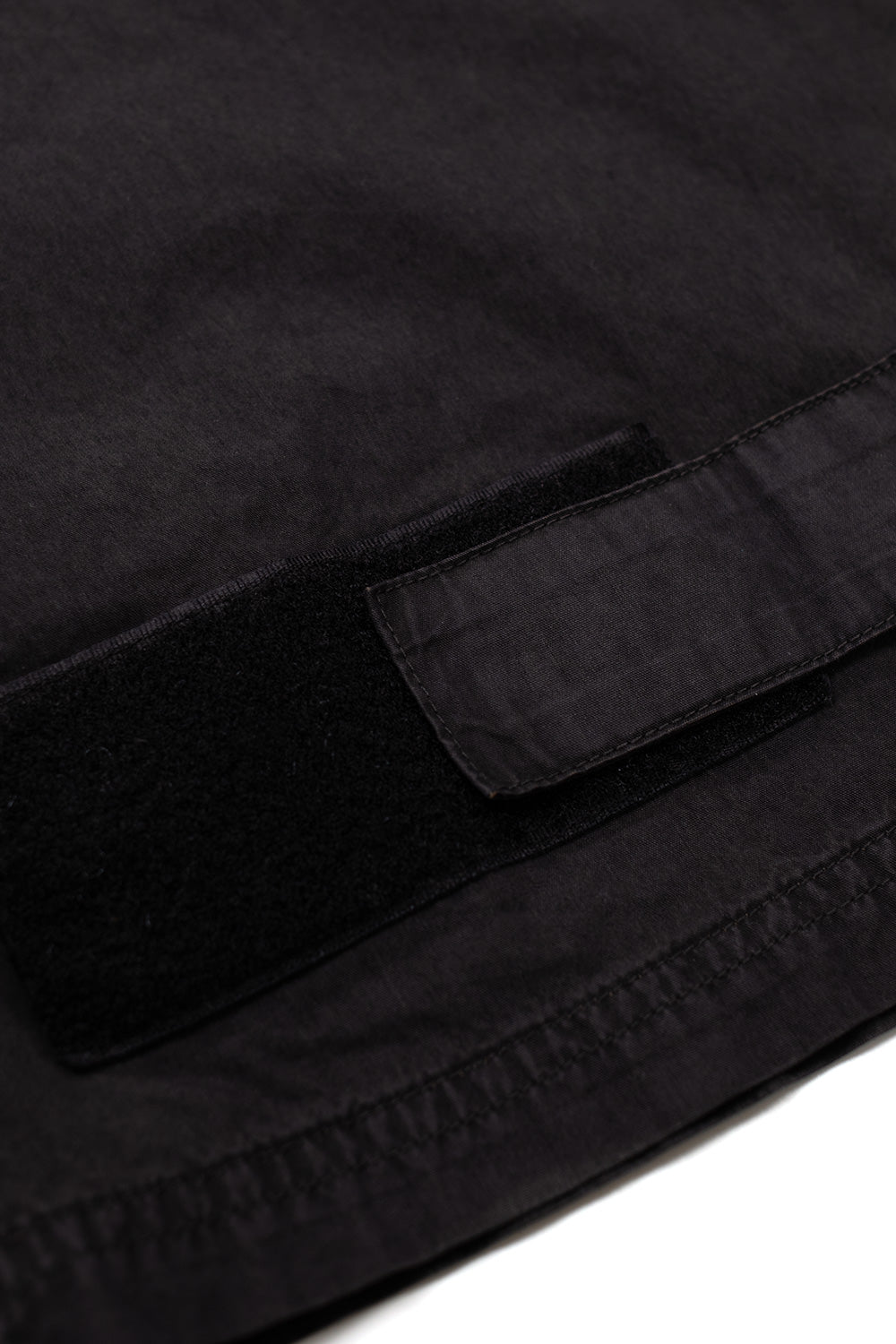 Umbro Mid Field Jacket Dark Olive showing flap pocket construction and textured cotton polyamide outer shell