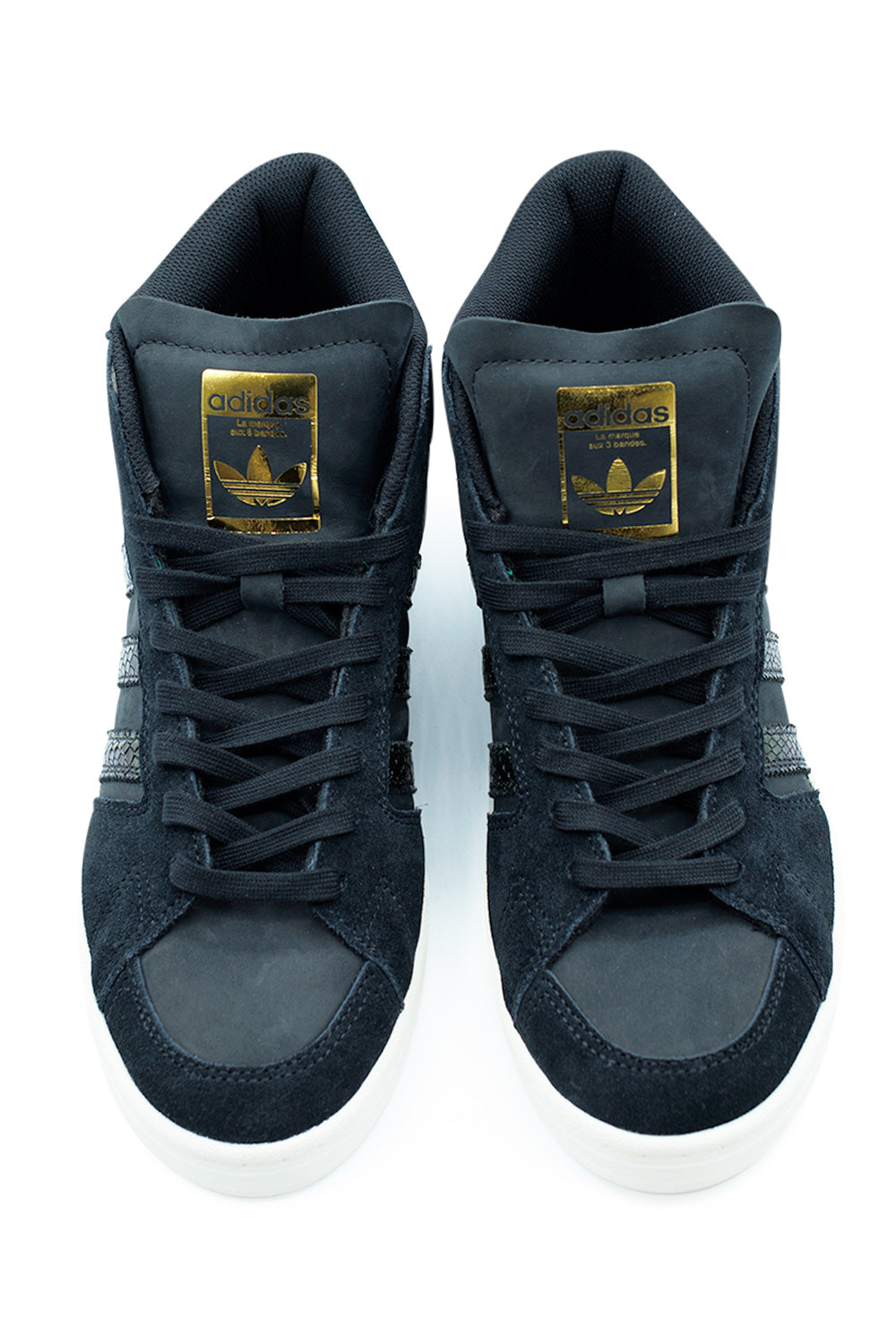Adidas Superskate Shoe Kader Sylla Core Black Supplier Color Off White, limited edition high-top sneaker featuring vintage design and skate-ready comfort.