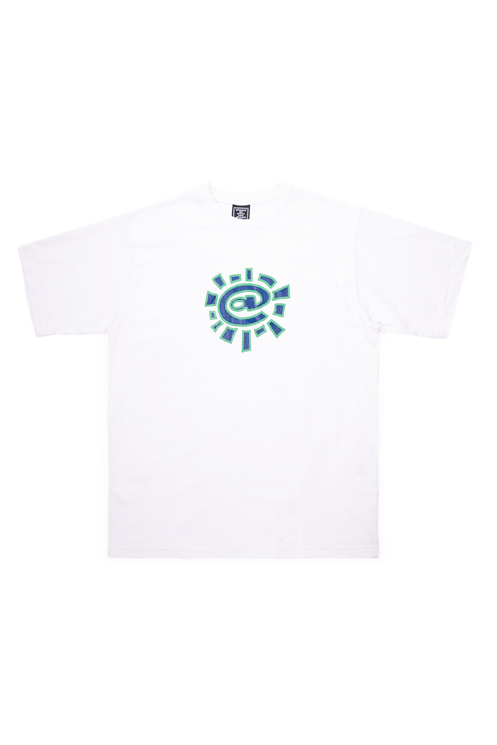 "Always Sun T-Shirt White – Weißes Streetwear-T-Shirt mit Sonnen-Design auf der Vorderseite"
