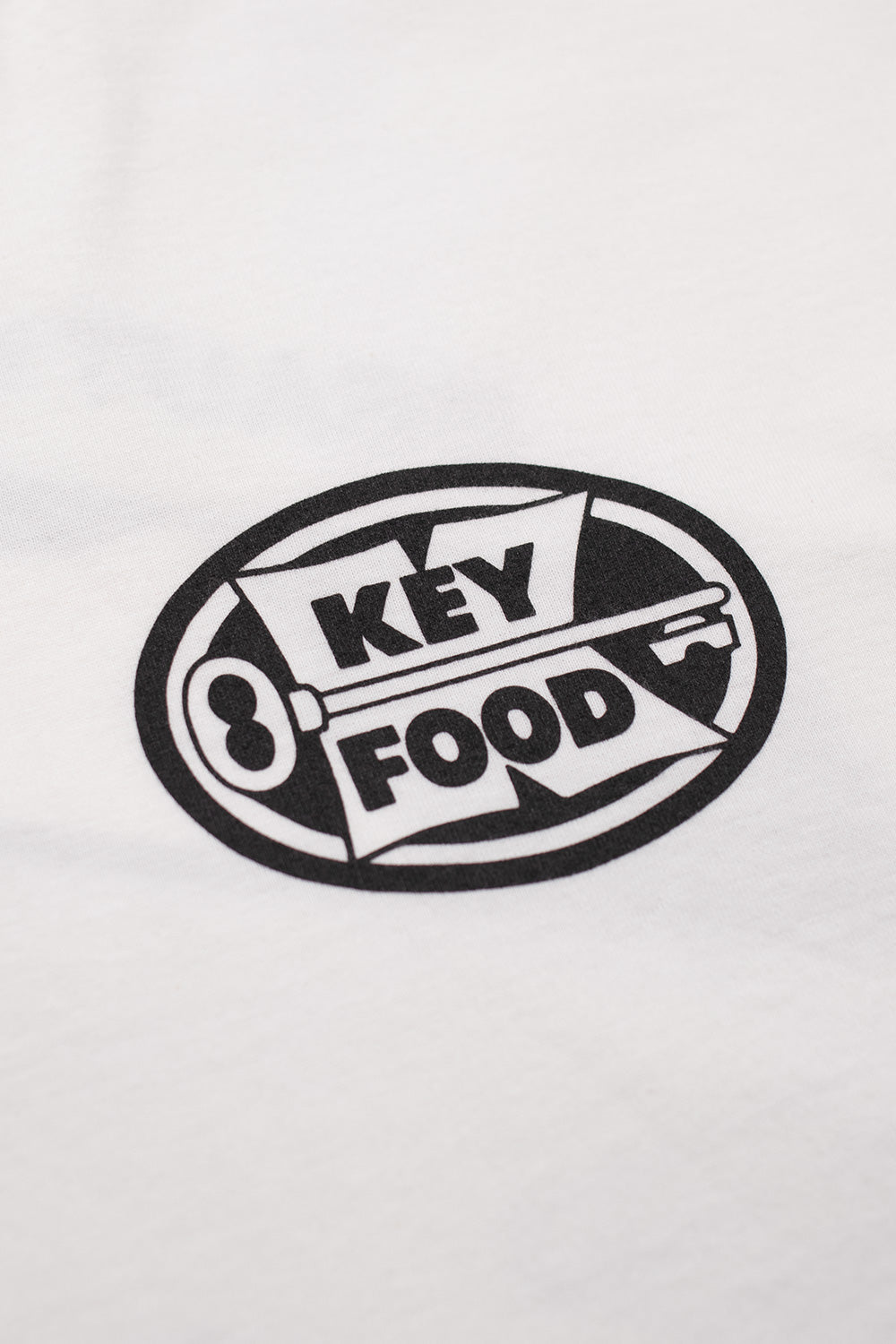 Boys Of Summer Key Food T-Shirt in Weiß – Stylisches weißes T-Shirt mit einem markanten Key Food-Motiv für einen modernen und frischen Style