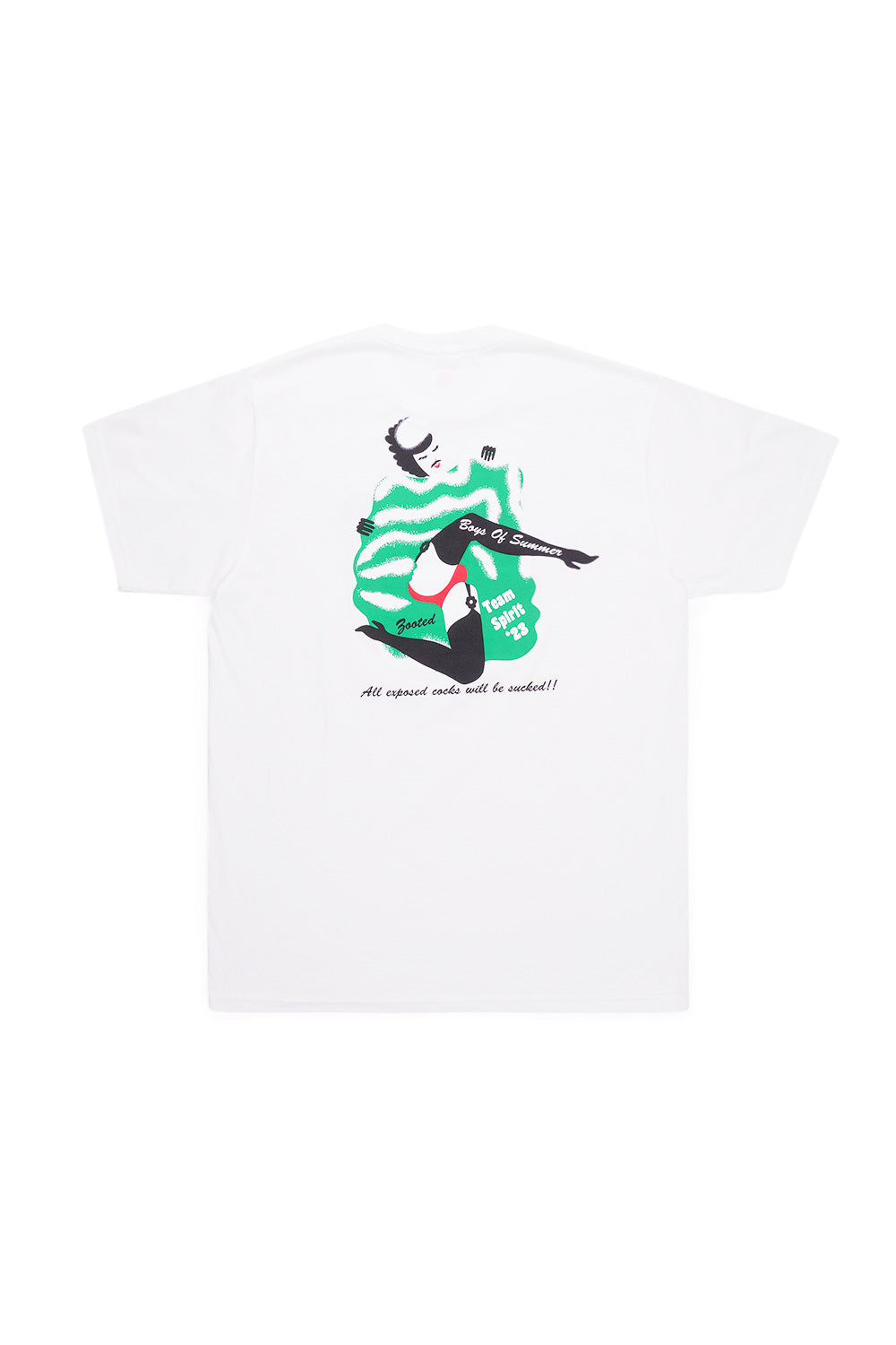 Boys Of Summer Zooted T-Shirt White – Weißes T-Shirt mit auffälligem Zooted-Print für einen coolen, modernen Sommerlook