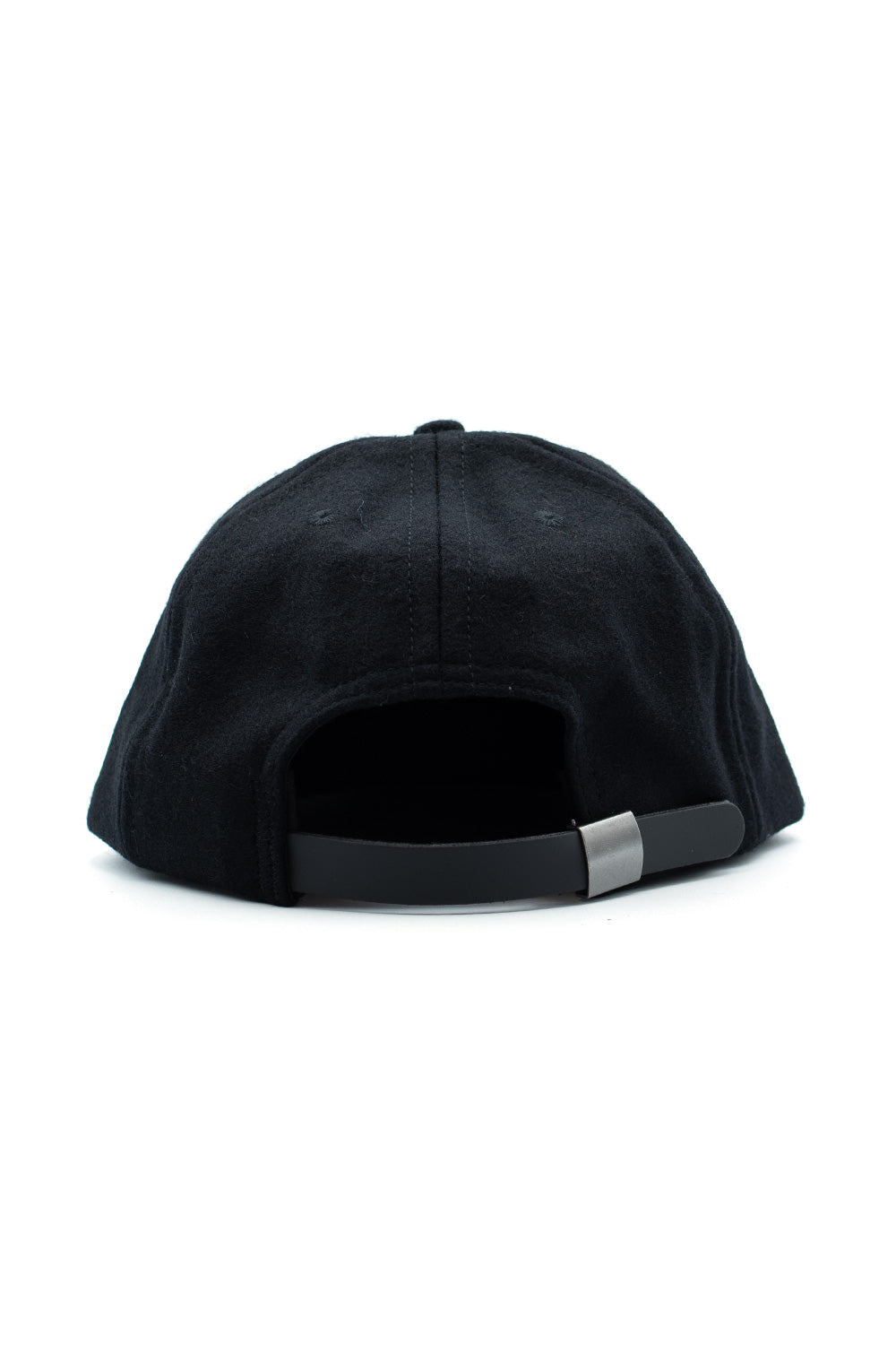 Brain Dead Flannel Logohead 6 Panel Cap Black - BONKERS