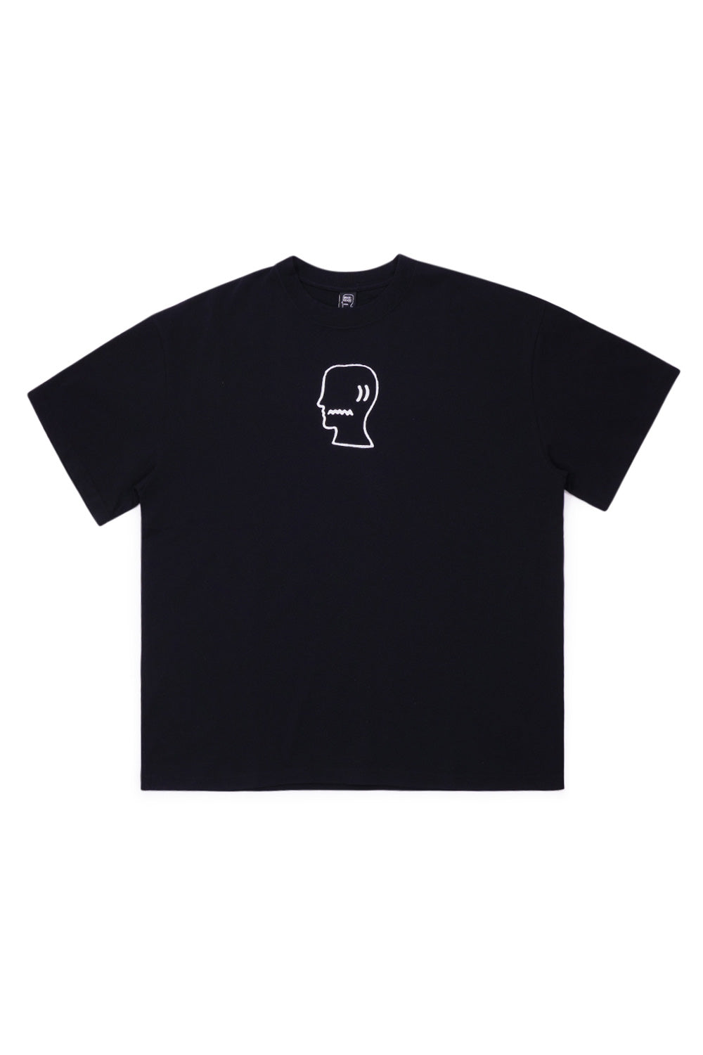 Brain Dead Logohead T-Shirt Black - BONKERS