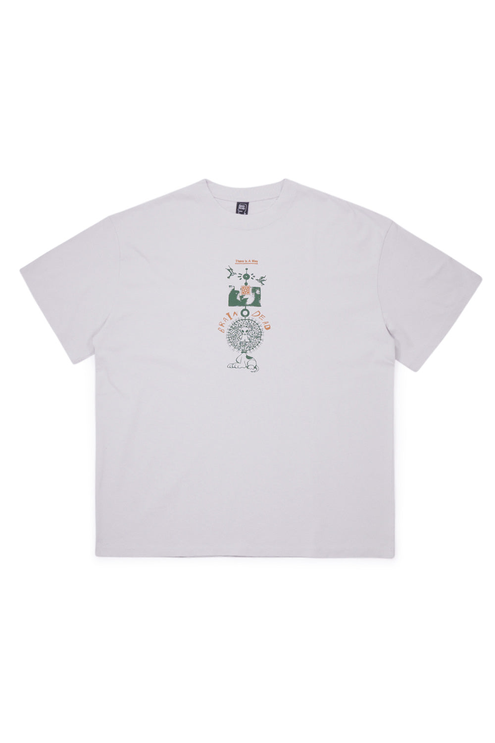Brain Dead There Is A Way T-Shirt Grey - BONKERS