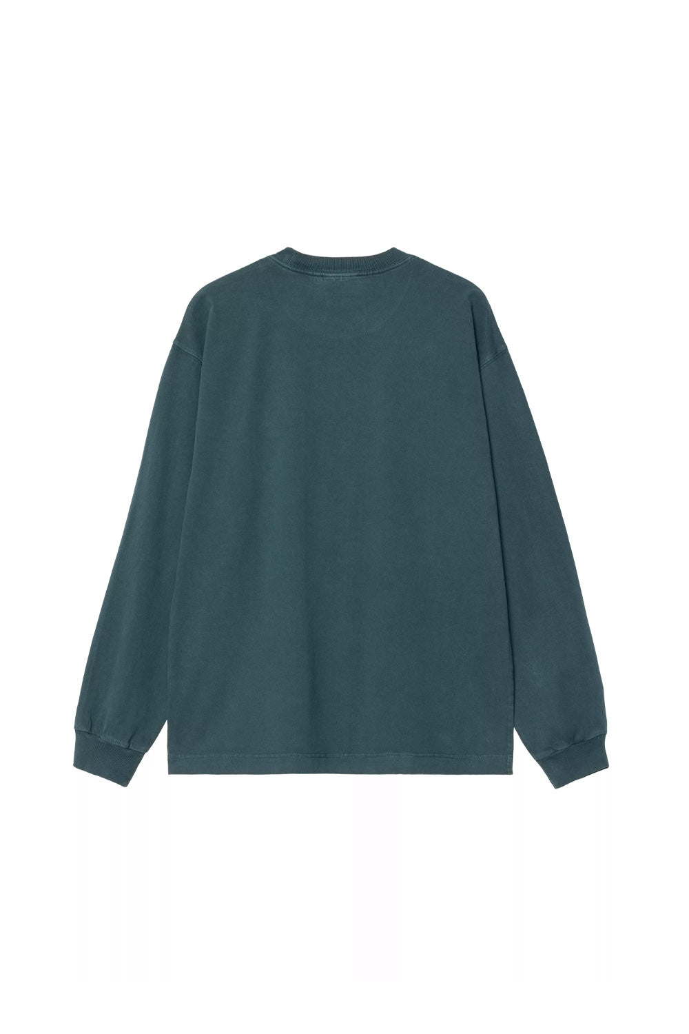 Carhartt WIP Longsleeve Vista T-Shirt Deep Lagoon (Garment Dyed) - BONKERS