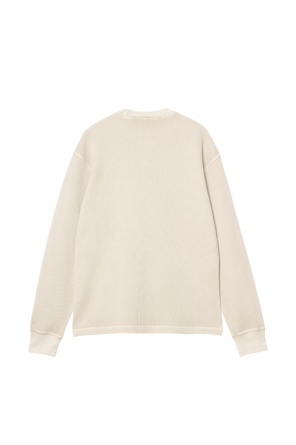 Carhartt WIP Longsleeve Vista Waffle T-Shirt Fleur De Sel (Garment Dyed) - BONKERS