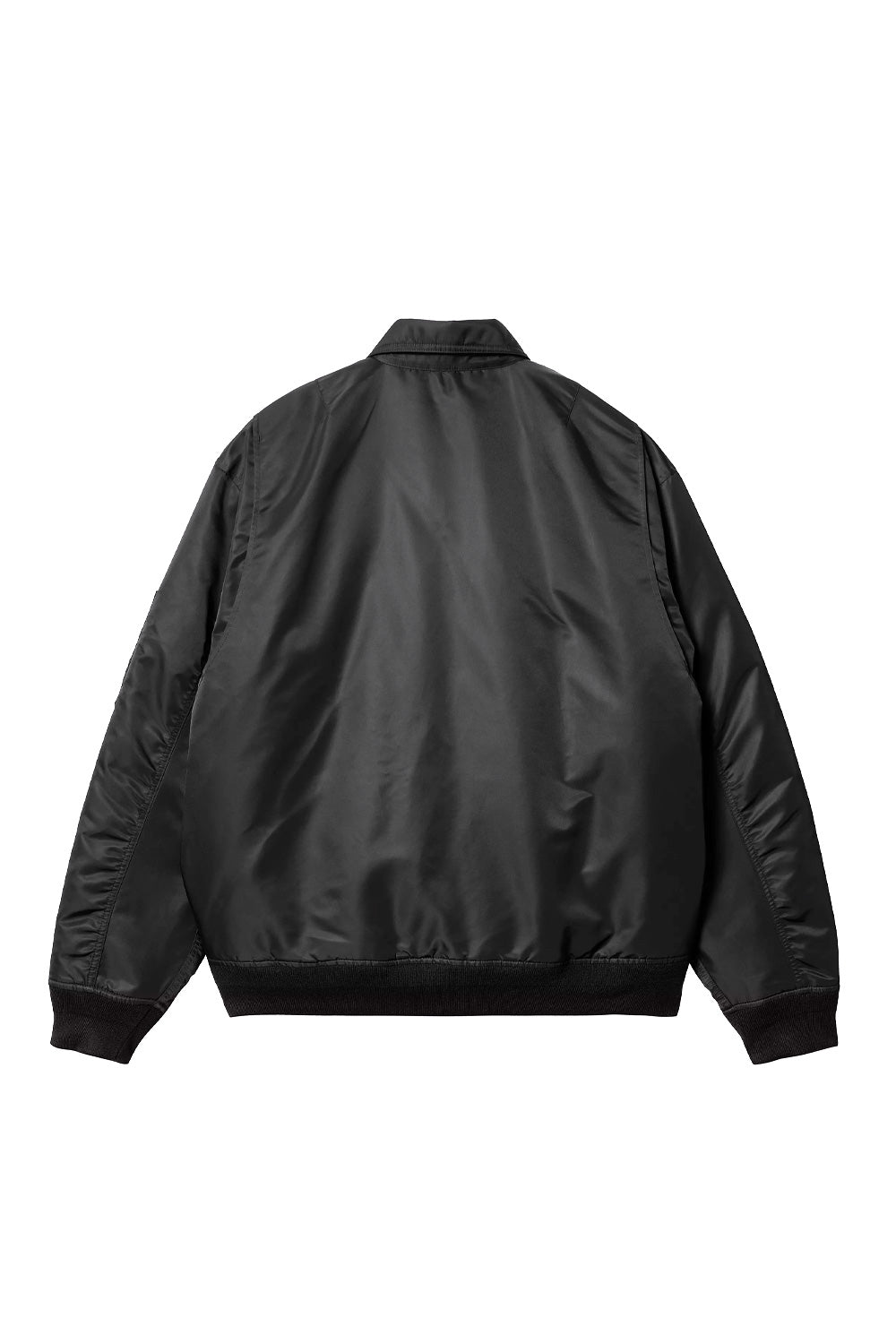 Carhartt WIP Olten Bomberjacke in Schwarz und Gelb – Klassische Streetwear-Jacke mit robustem Reißverschluss, gerippten Bündchen und funktionaler Passform.
