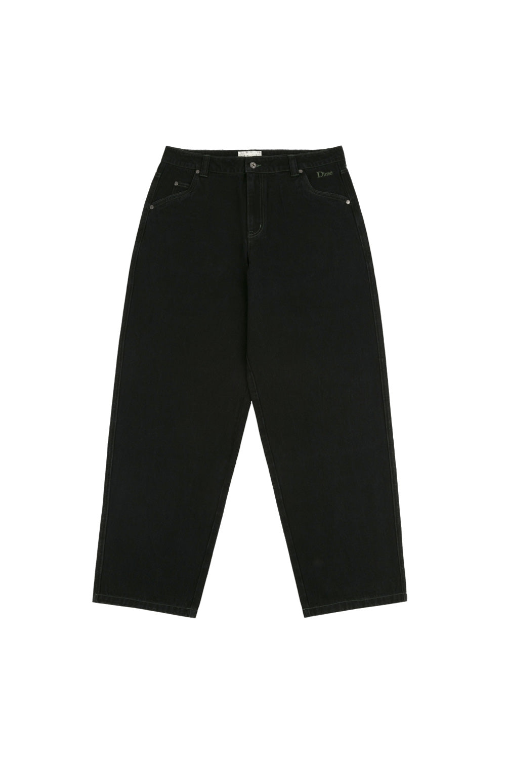Dime Classic Baggy Denim Pants Black – angesagte schwarze Baggy-Jeans mit lässigem Schnitt für einen urbanen Streetstyle