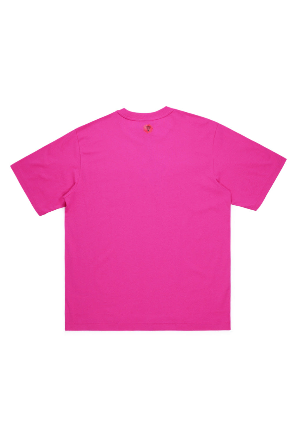 Kreatives IceCream T-Shirt in Pink mit Polka Dot Design und Running Dog Print auf der Brust und dem Nacken – Streetwear für echte Trendsetter.