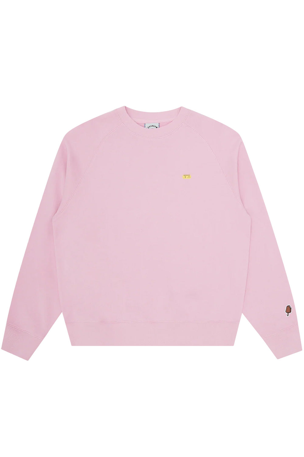 IceCream Sticker Crewneck Pink - BONKERS