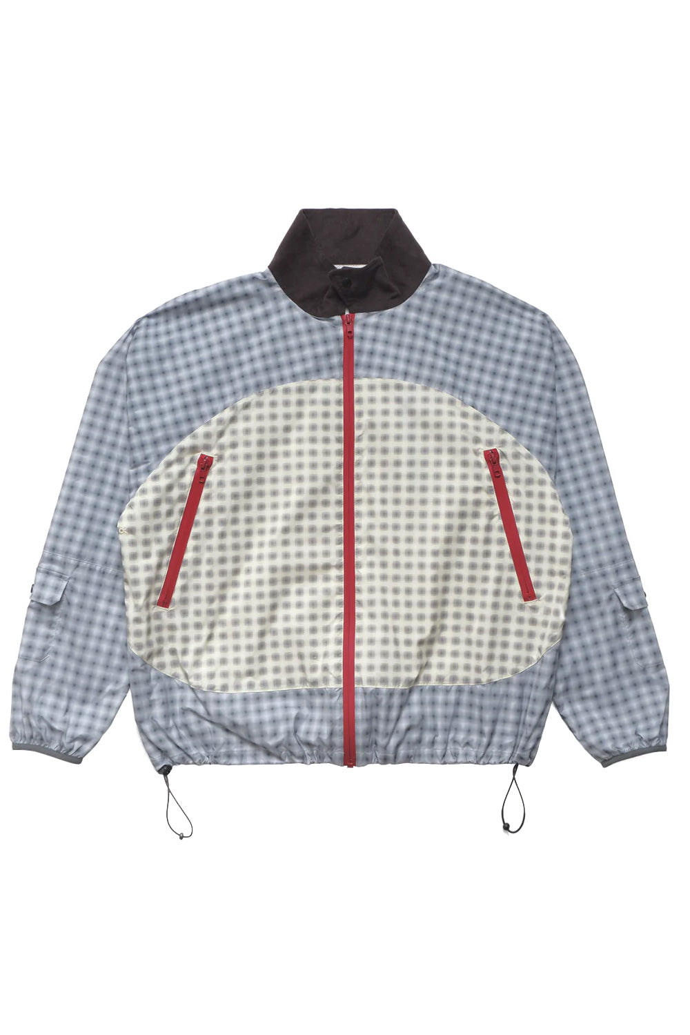 Metalwood Studio Double Plaid Windbreaker Jacket Multicolor - BONKERS