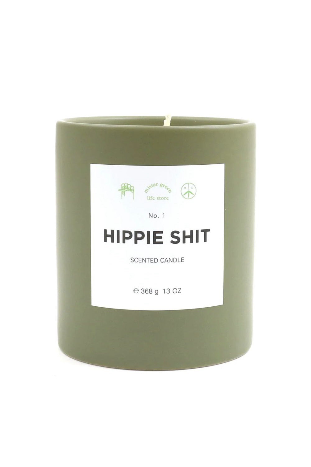 Mister Green Fragrance No. 1 Hippie Shit Candle - BONKERS
