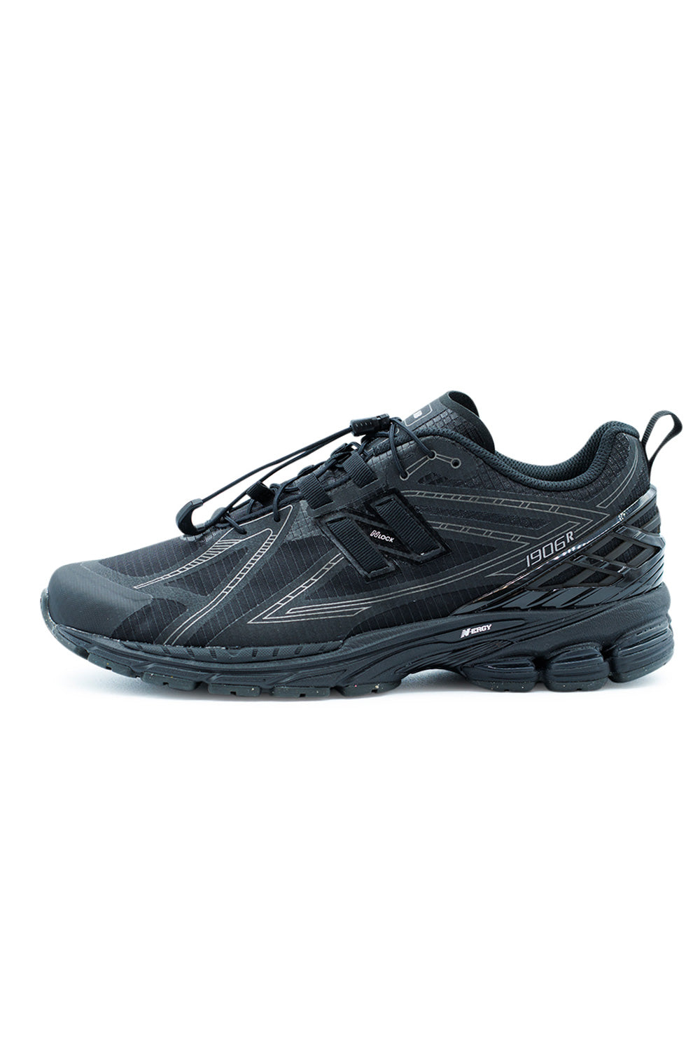 New Balance 1906R Shoe Black / Dark Silver Metallic / Black Cement - BONKERS