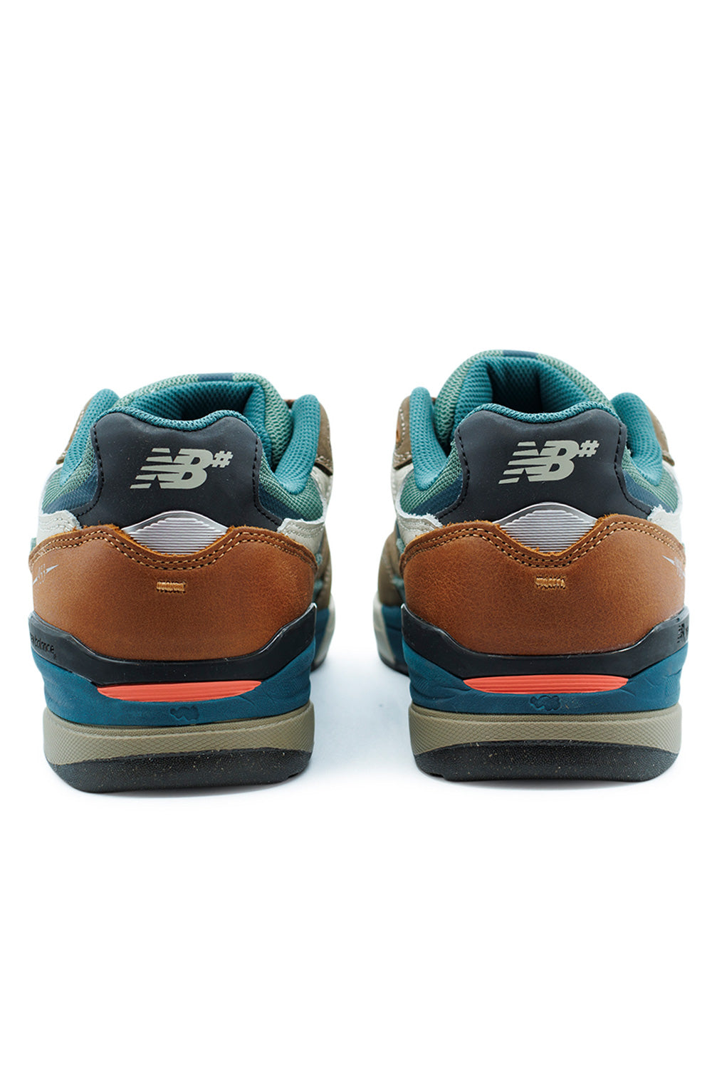 New Balance Numeric 933 Andrew Reynolds men’s skate shoes Teal Khaki, pro-level signature model with FantomFit overlays and TPU mid-foot shank.