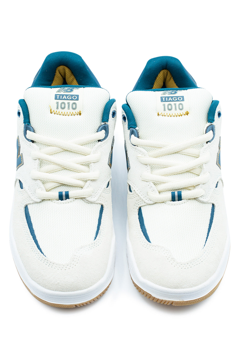 New Balance Numeric 1010 Tiago Lemos – Stylischer Skate-Schuh in Linen/Deep Sea mit strapazierfähigem Wildleder und atmungsaktivem Mesh für beste Performance.
