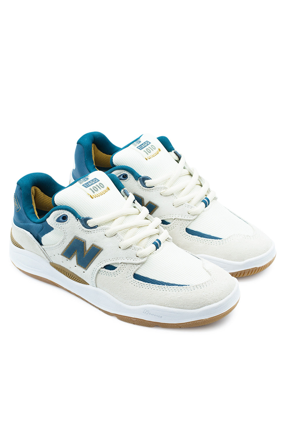 New Balance Numeric 1010 Deep Sea – Tiago Lemos Signature-Skate-Schuh mit reaktionsfreudiger FuelCell-Dämpfung für optimale Stoßabsorption und Grip.
