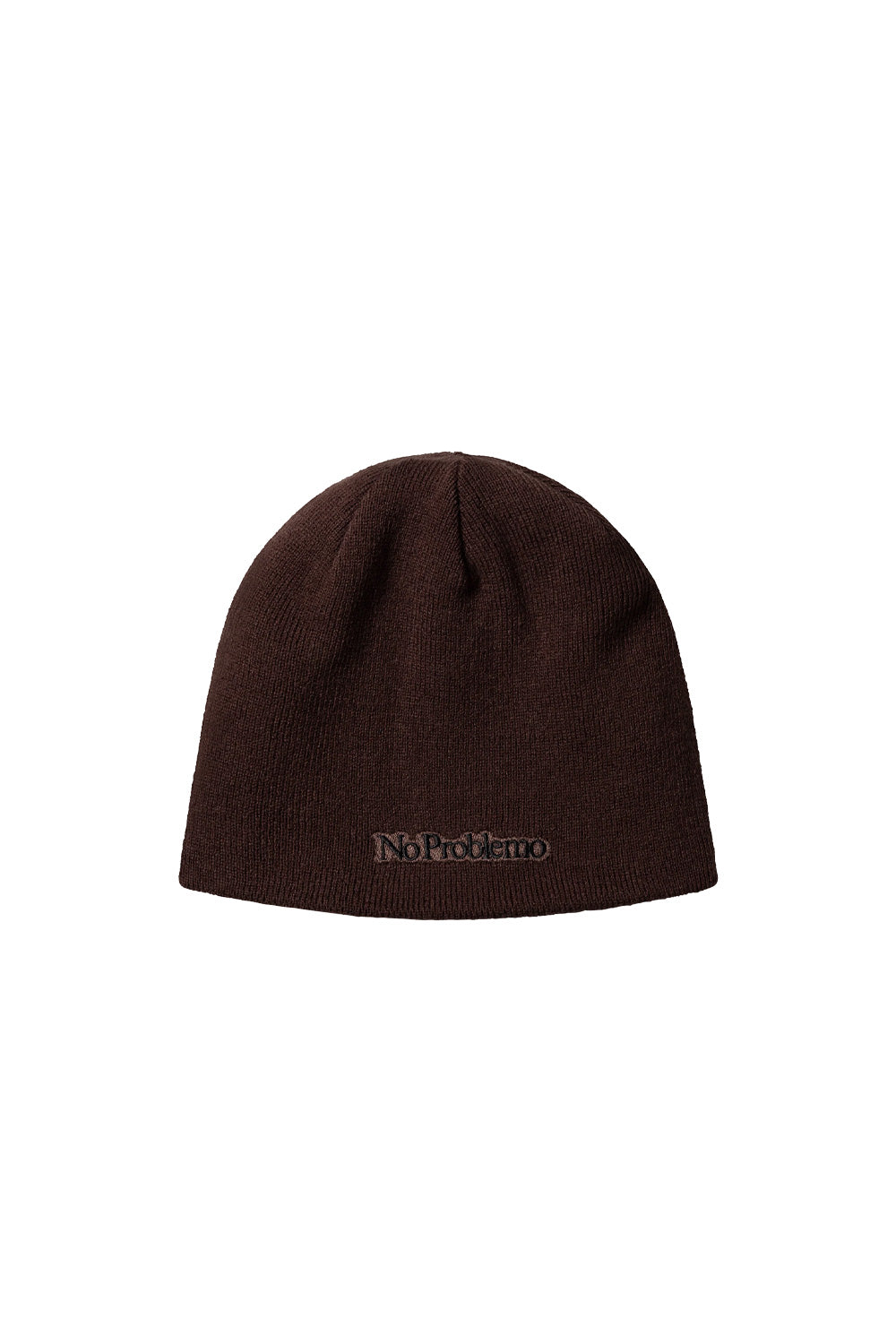 No Problemo Alien-O Reversible Beanie – Braunes Beanie mit einzigartigem Alien-Design, ideal für kreative Outfits und trendbewusste Mode.
