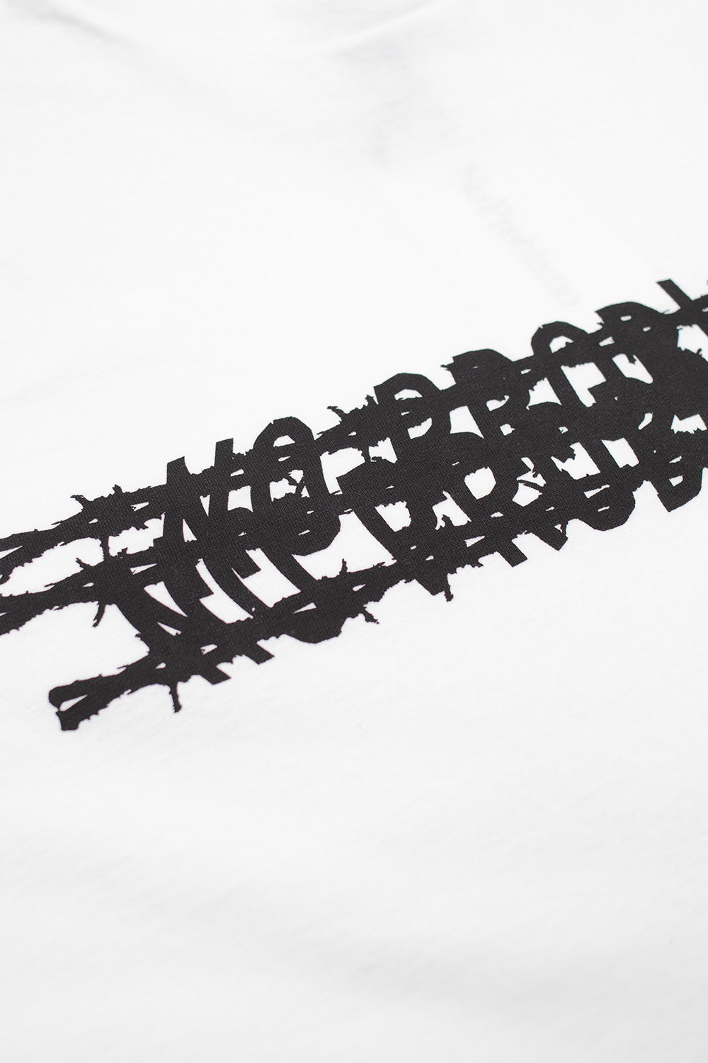 No Problemo Barbed T-Shirt White - BONKERS