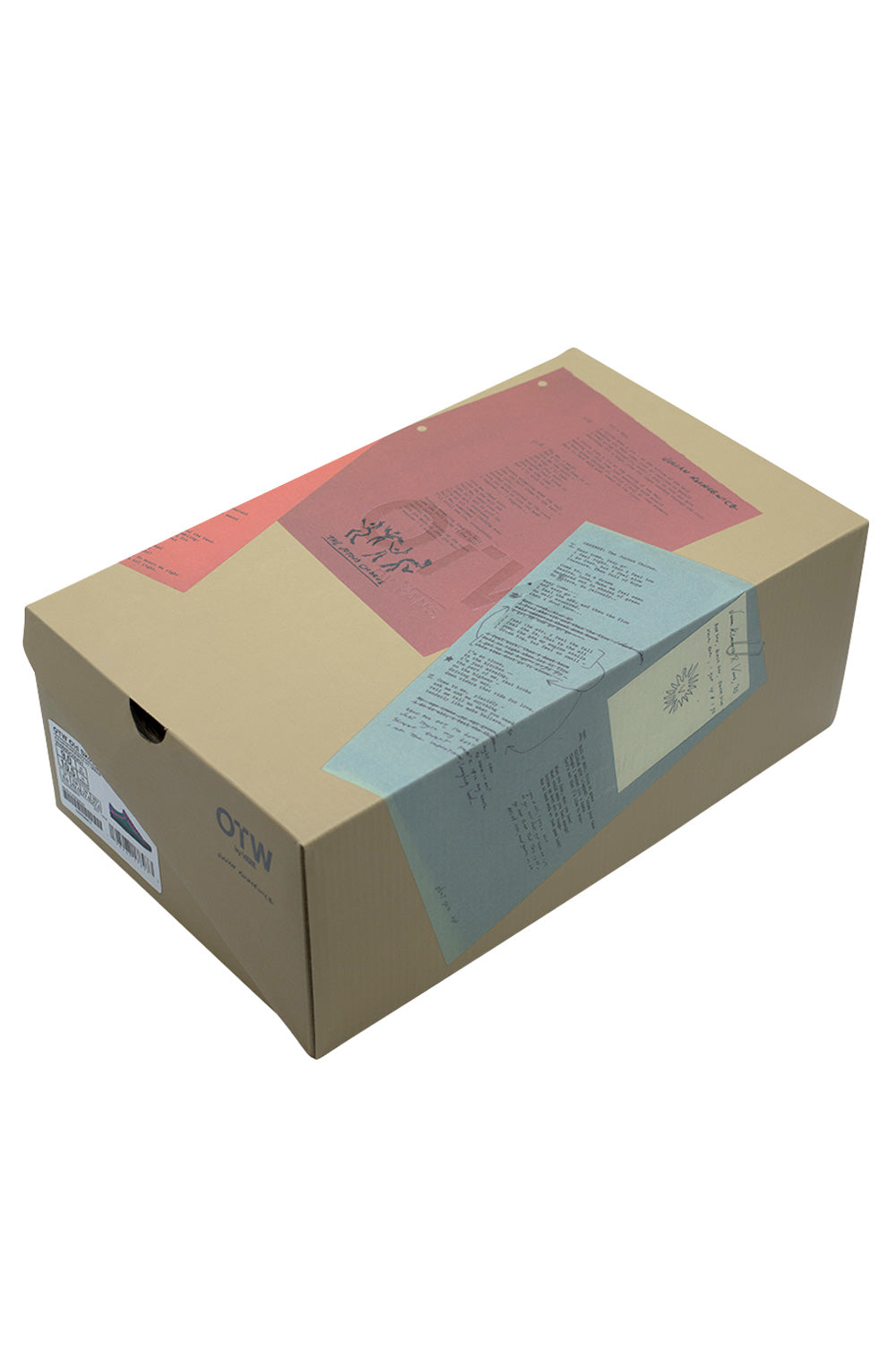 Collector edition OTW By Vans x Julian Klincewicz shoebox with Joyous Chorus artwork, custom sketch graphics and collaborative archive-inspired packaging presentation