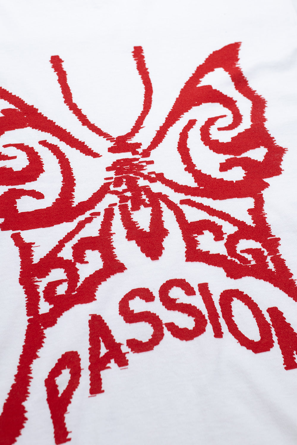 Passion Butterfly T-Shirt White - BONKERS