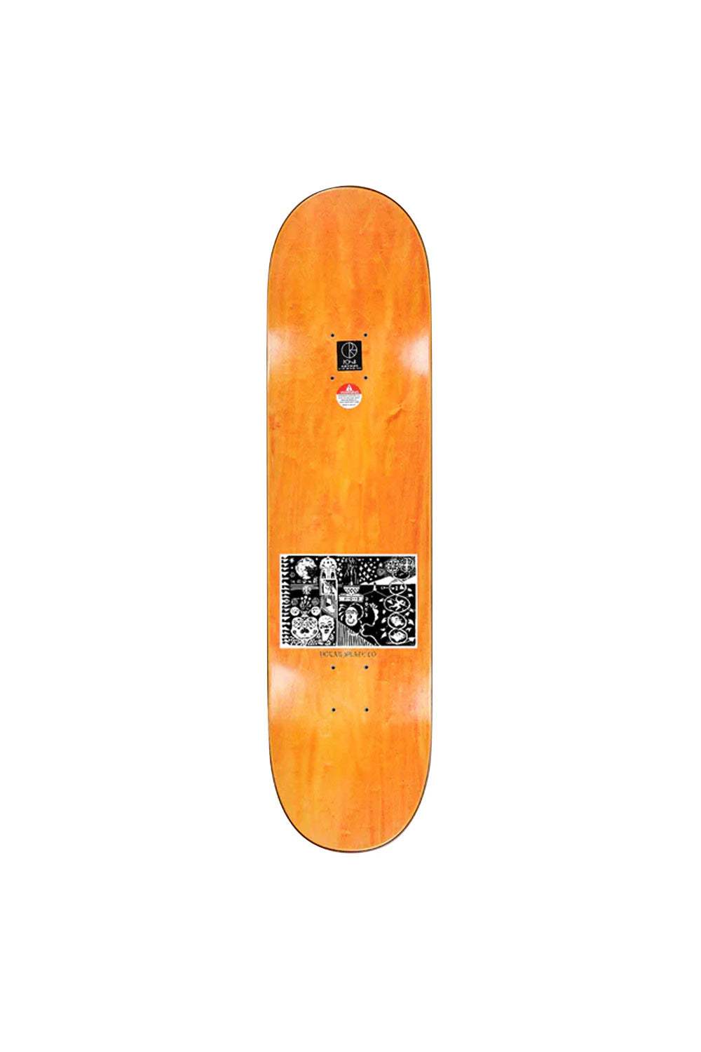 Polar Skate Co. Aaron Herrington Pro Model Deck 8.375 – perfektes Skateboard für Street, Park und Bowl-Skating