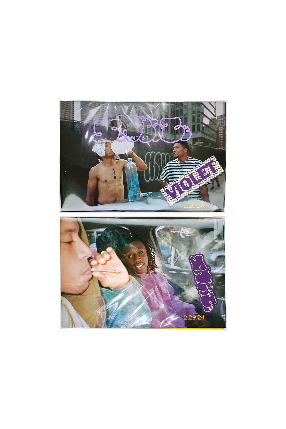 Sneeze Magazine Issue N60 – Exklusive „Violet!“ Edition mit einzigartigen Skate- und Streetwear-Inhalten, gedruckt im XL-Format
