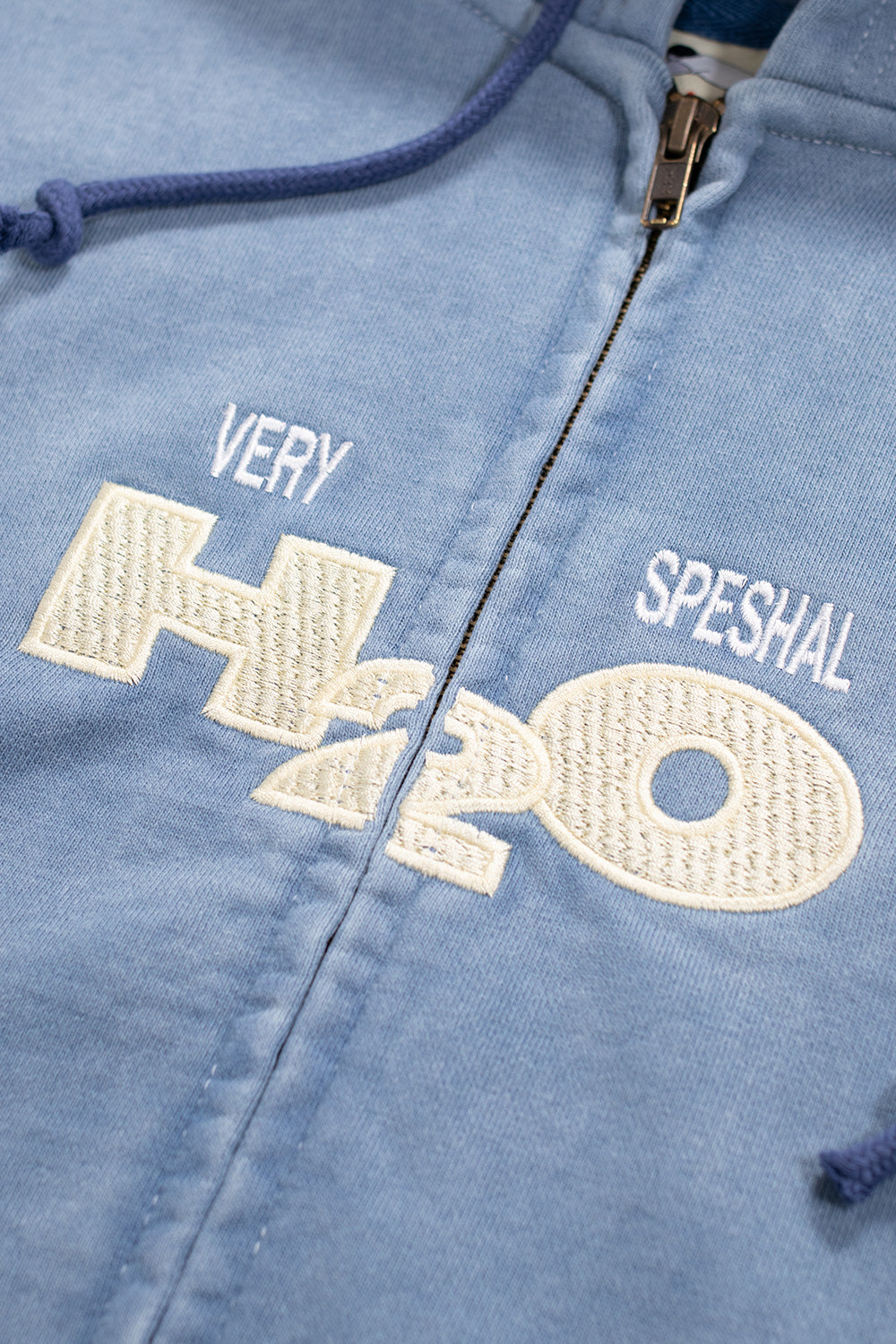 Stingwater H2O Hoodie Acid Blue – Urbaner Streetwear-Hoodie mit Acid-Wash-Optik