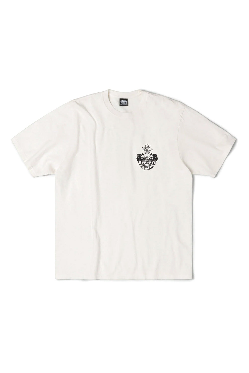 Stussy Built To Last Pig. Dyed T-Shirt Natural - BONKERS