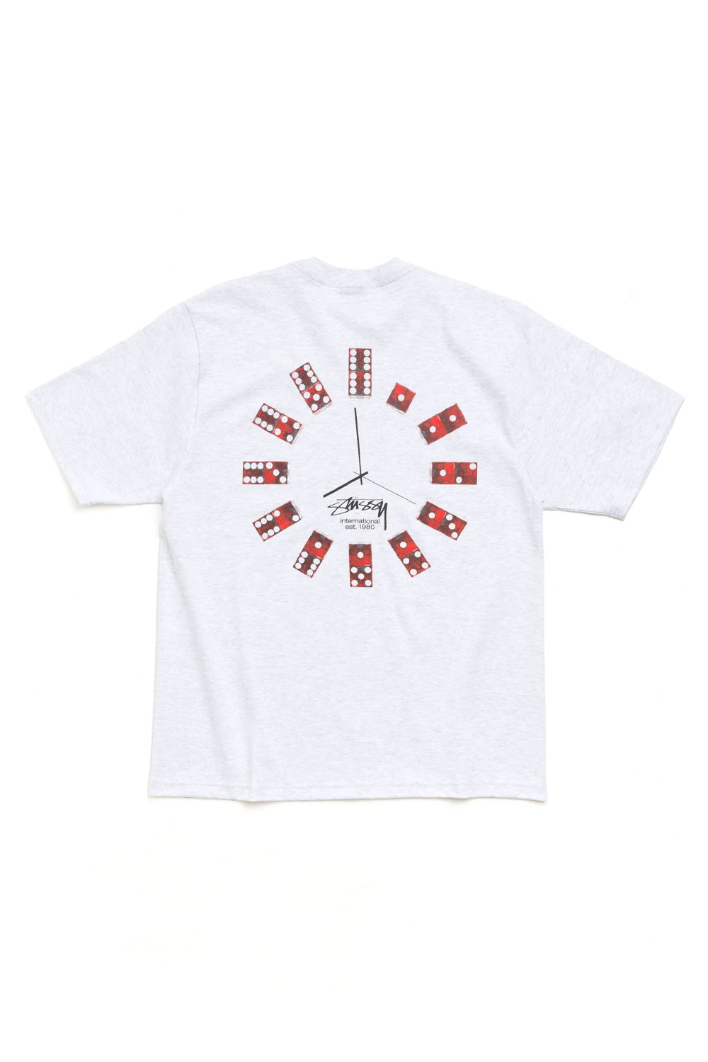 Stüssy Dice Clock T-Shirt Ash Heather