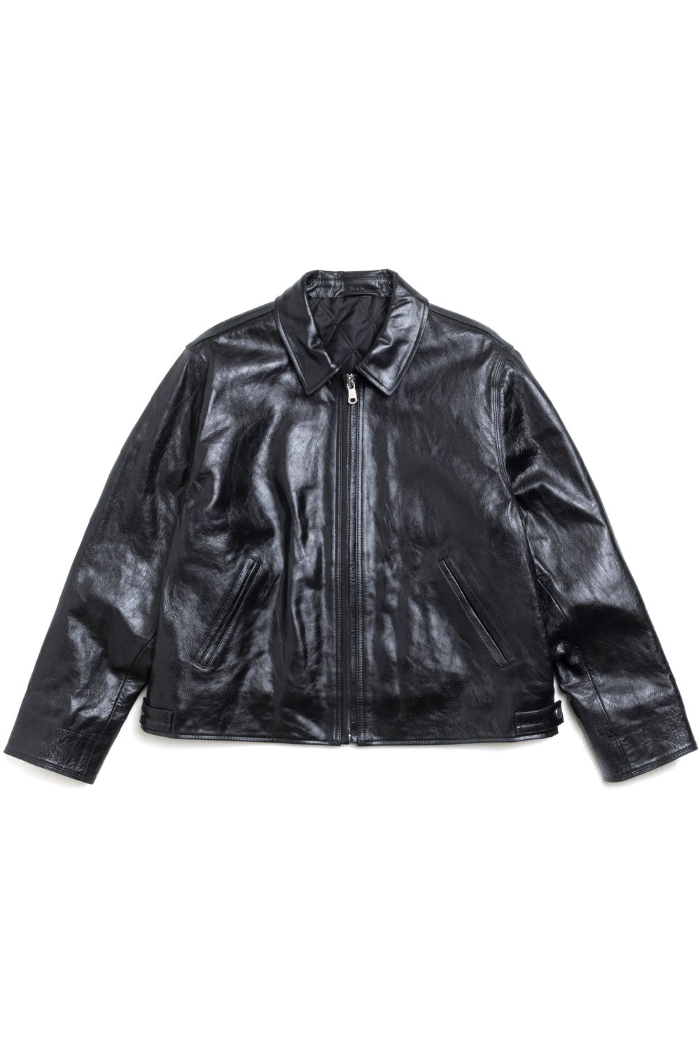 Stüssy Garage Jacket Leather Black